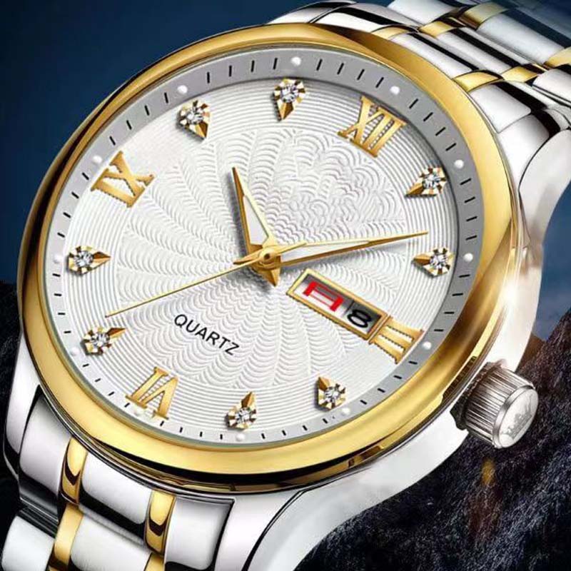 🔥Weihnachts-Sonderangebot: 50 % Rabatt!!!🔥Zweifarbige wasserdichte Leuchtuhr für Herren