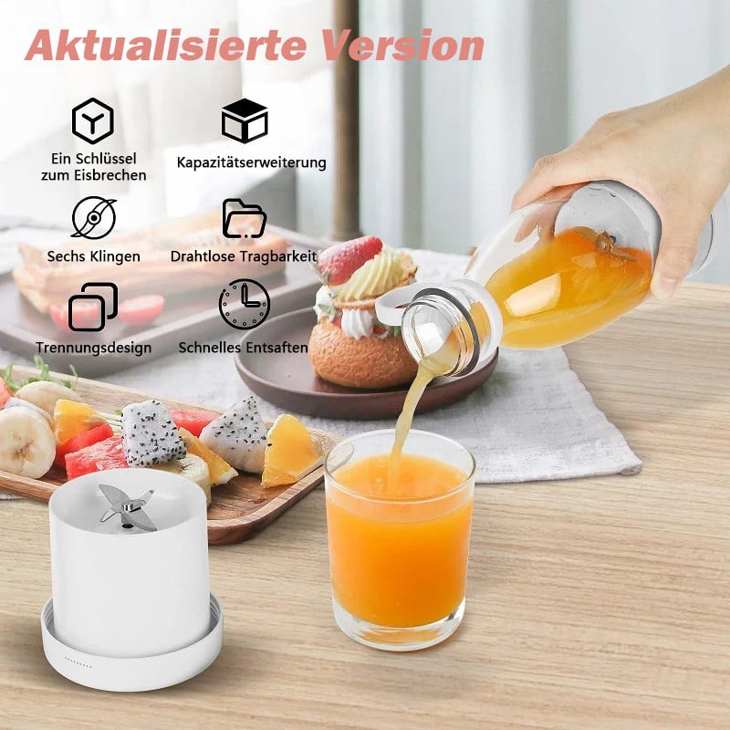 🔥Heißer Verkauf – 50% Rabatt – Tragbarer Frischsaftmixer 🌟