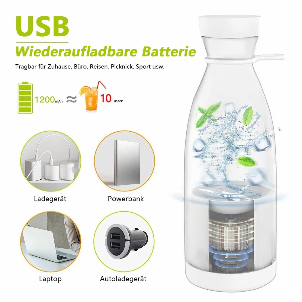 🔥Heißer Verkauf – 50% Rabatt – Tragbarer Frischsaftmixer 🌟