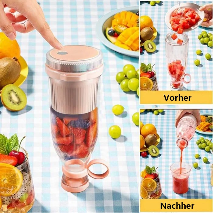 🔥Heißer Verkauf – 50% Rabatt – Tragbarer Frischsaftmixer 🌟