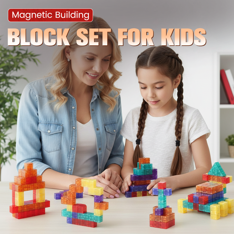 Magnetisches Bauklötzchen-Set für Kinder
