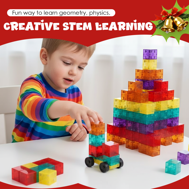 Magnetisches Bauklötzchen-Set für Kinder