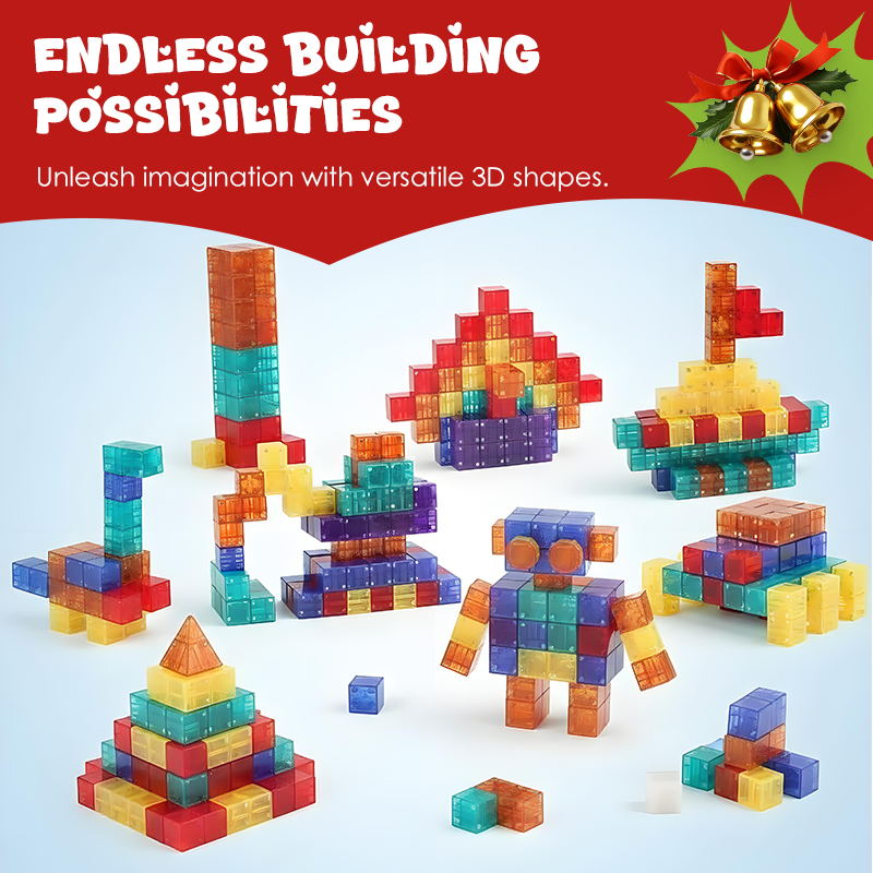Magnetisches Bauklötzchen-Set für Kinder