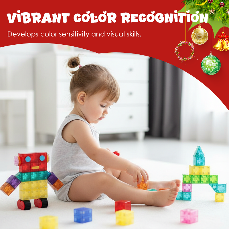 Magnetisches Bauklötzchen-Set für Kinder