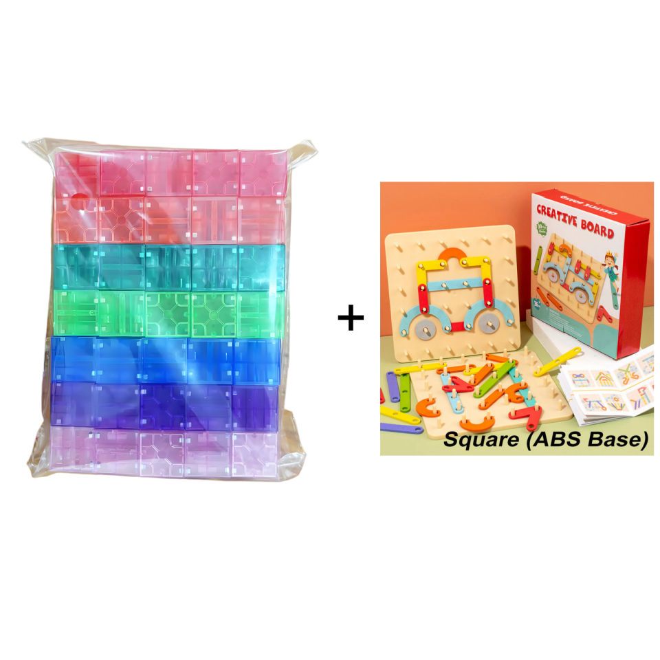 Magnetisches Bauklötzchen-Set für Kinder