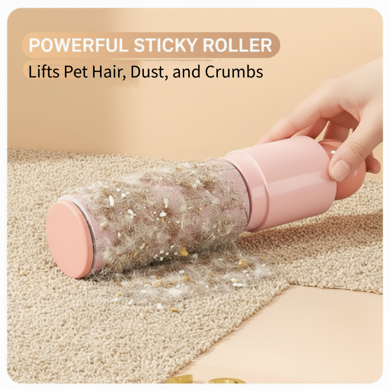 🔥Weihnachtsrabatt 50 %🎄2-in-1 wiederverwendbarer waschbarer Fusselroller