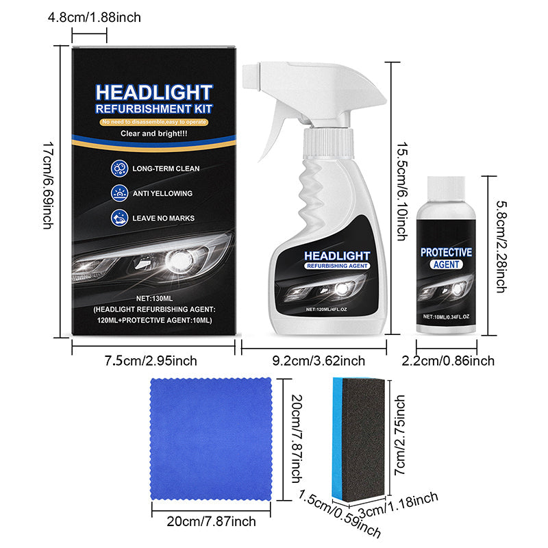 ✨ NUR JETZT:2+1 GRATIS 💡 Scheinwerfer-Reparaturfluid 🔧 klar, effektiv & mit starkem UV-Schutz 🚗🔥