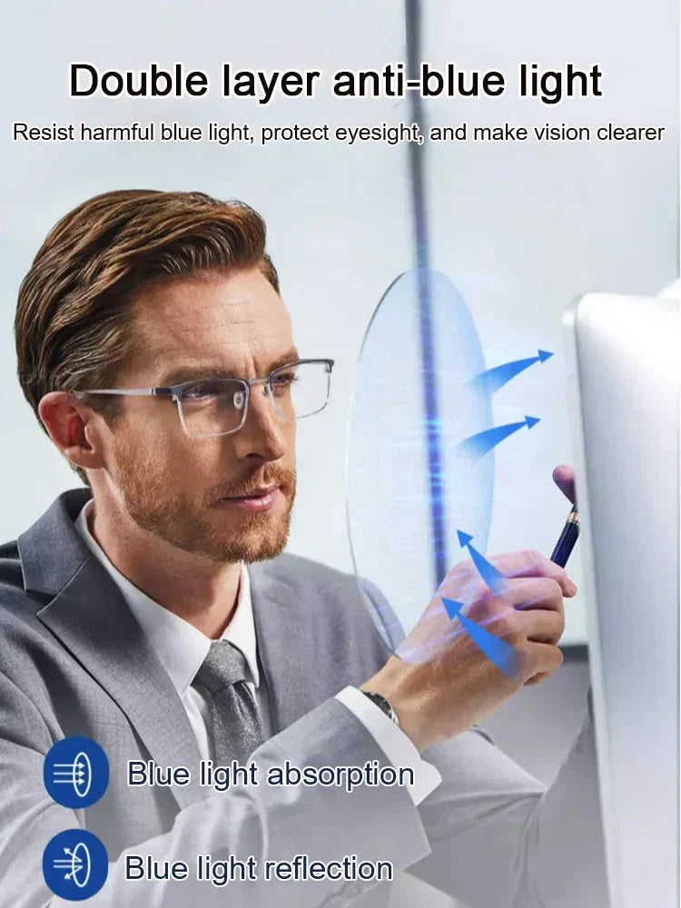 👓 50% RABATT! 🔥 Ultra Leichte Anti-Blau Licht Lesebrille – 2026 Neuheit – Blaulichtfilter, Komfortpassform & Modernes Design ✨