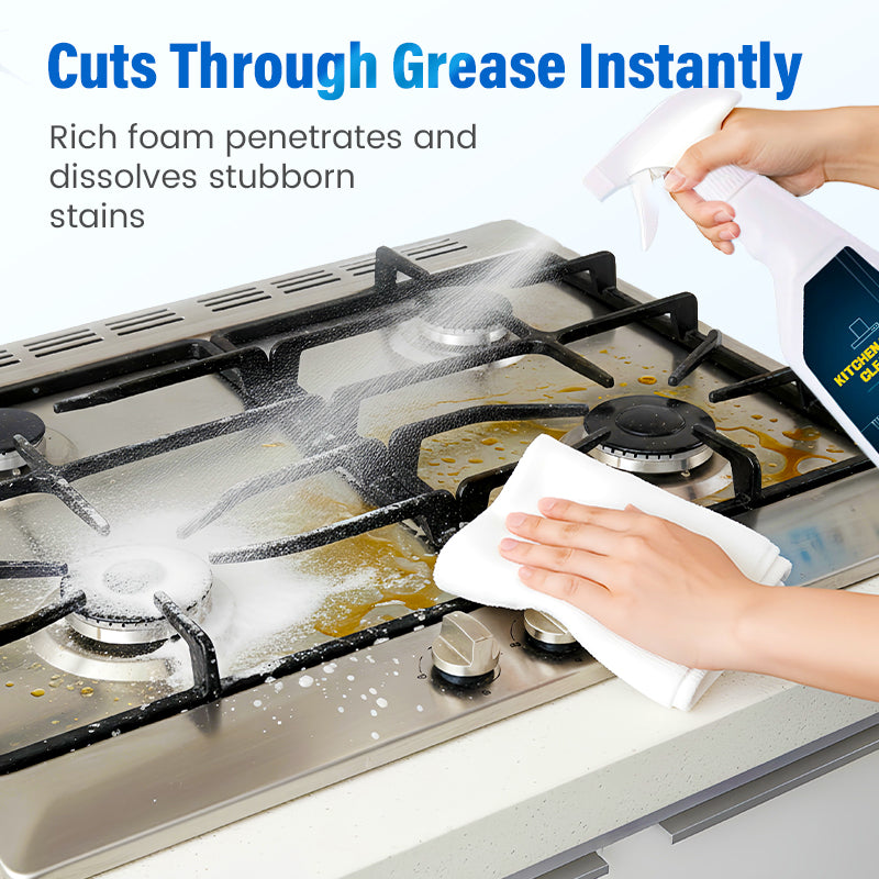 Powerful Foaming Kitchen Degreaser Spray