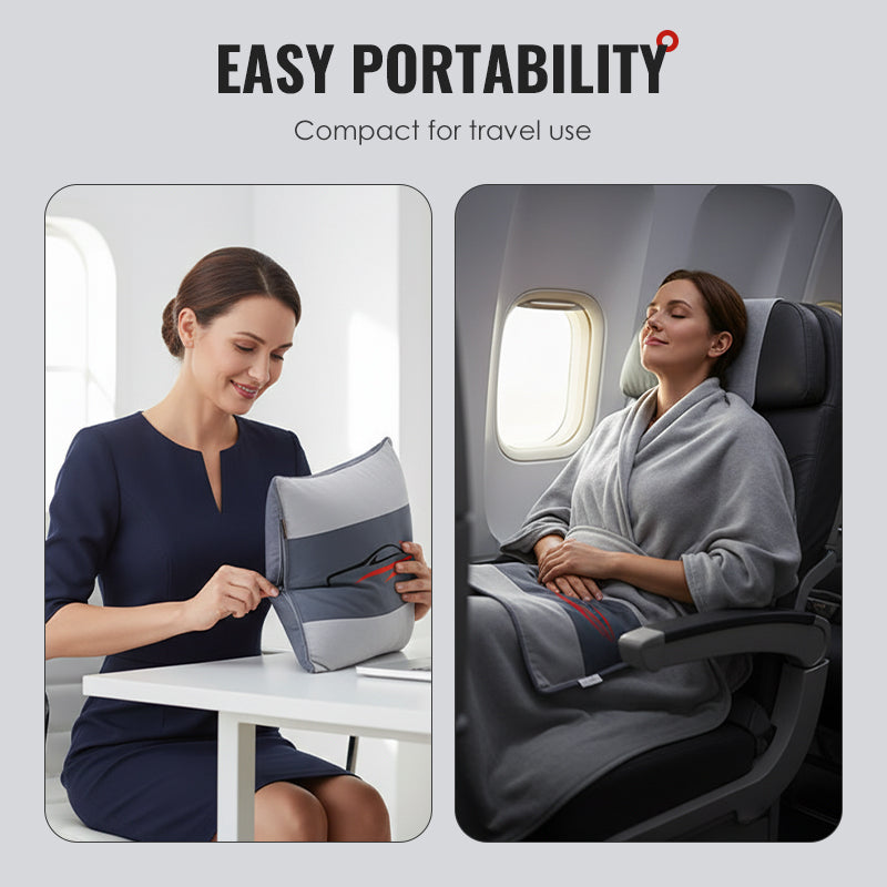 🎅Weihnachts-Sonderangebot: 50 % Rabatt🎁2-in-1 multifunktionales kuscheliges Kissen und Steppdecke