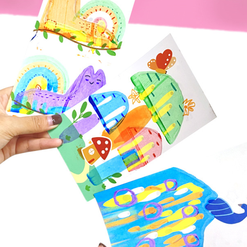 🎄Weihnachtspreis - 50 % Rabatt🚀35-teiliges Regenbogen-Kratzkunstset für Kinder