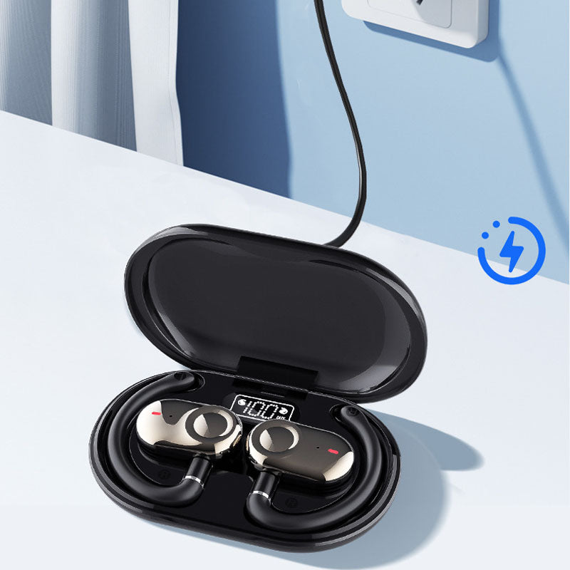 ⏳Nur für kurze Zeit 50 % Rabatt🎄Drehbares Bluetooth-Sport-Headset mit offenem Ohr
