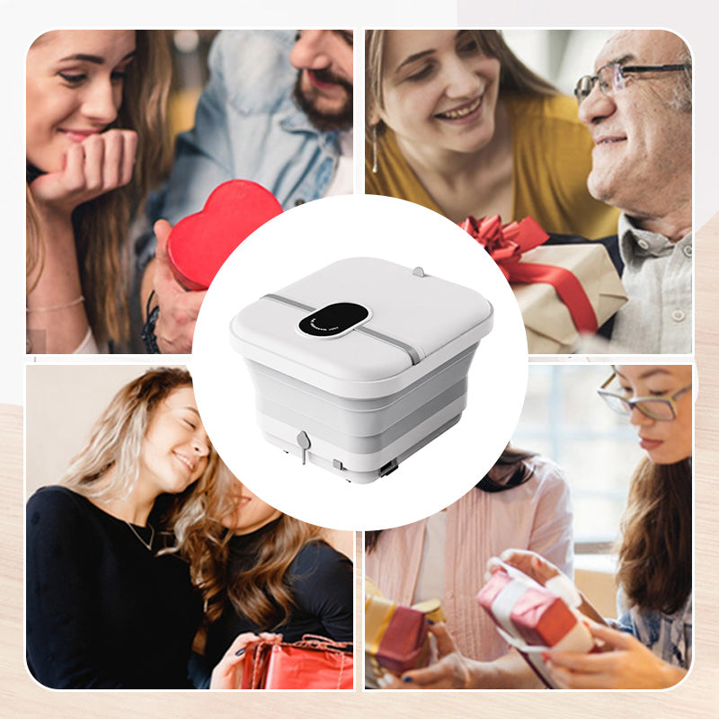 [🎁Durchdachtes Geschenk] Faltbares Fußbadbecken für den Heimgebrauch