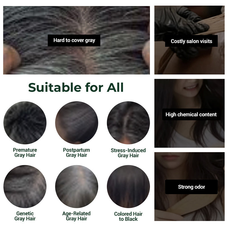 🎅Weihnachts-Sonderangebot: 50 % Rabatt🎁2-in-1 Mühelose Bubble-Haarfarbe