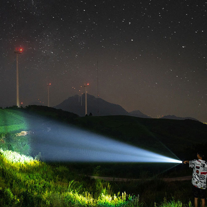 🎅Weihnachts-Sonderangebot: 50 % Rabatt🎁LED Strong Light Einziehbare Taschenlampe