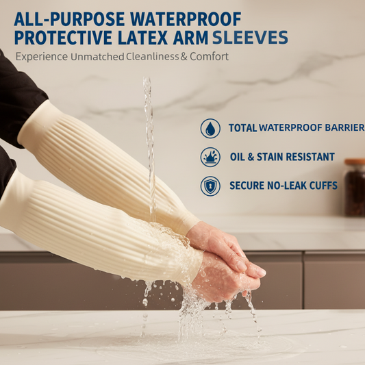 🎅Weihnachts-Sonderangebot: 50 % Rabatt🎁Allzweck-Latex-Ärmelschoner, wasserdicht