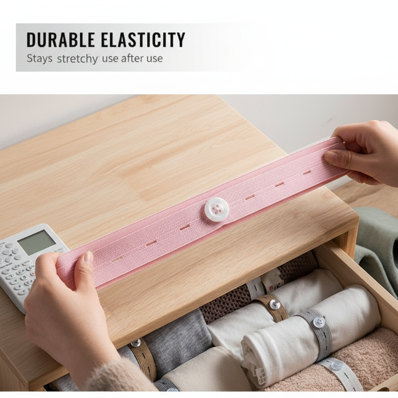 ✨Verstellbare elastische Bänder zur Organisation von Kleidung