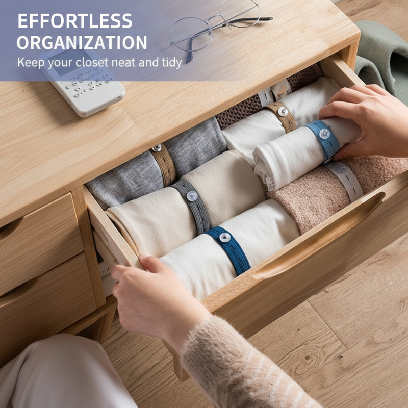 ✨Verstellbare elastische Bänder zur Organisation von Kleidung