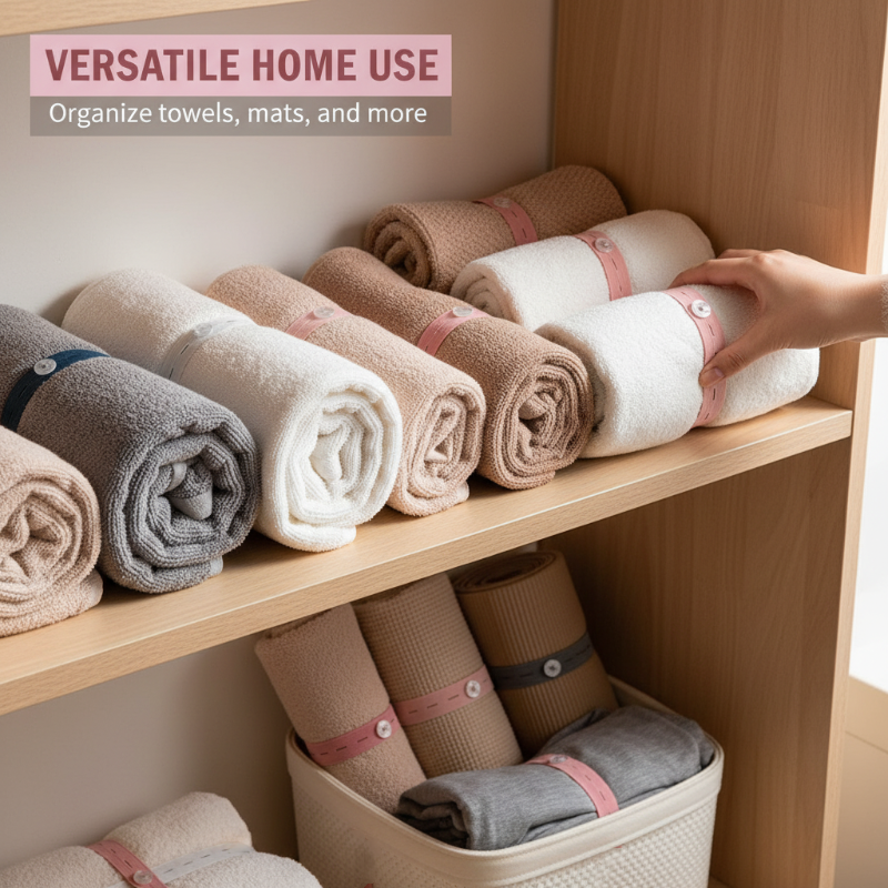 ✨Verstellbare elastische Bänder zur Organisation von Kleidung