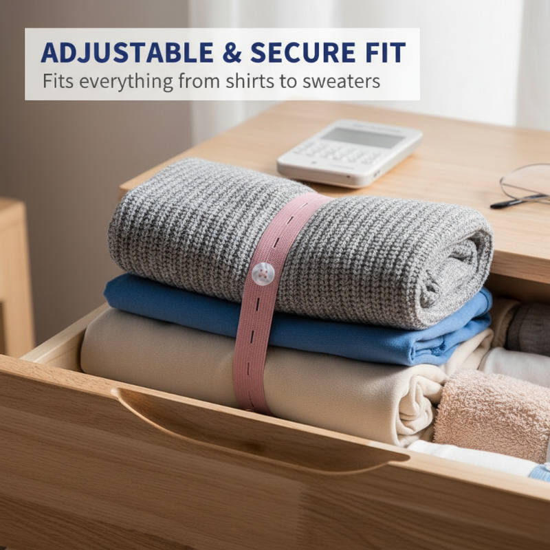 ✨Verstellbare elastische Bänder zur Organisation von Kleidung
