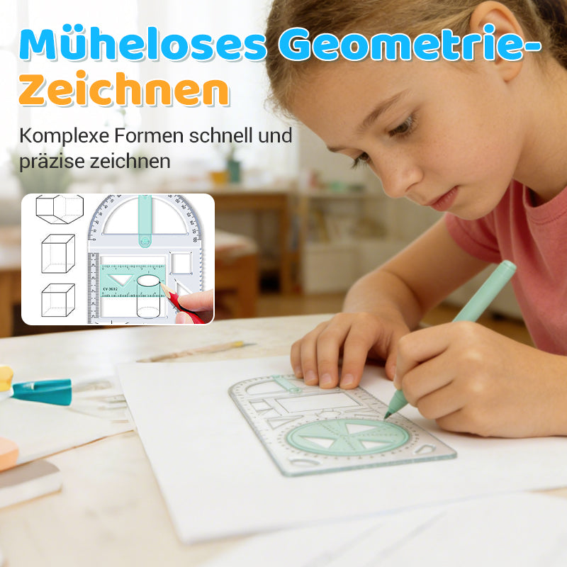 💥 Heißer Verkauf 50% Rabatt🔥Multifunktionales Geometrie-Zeichenlineal