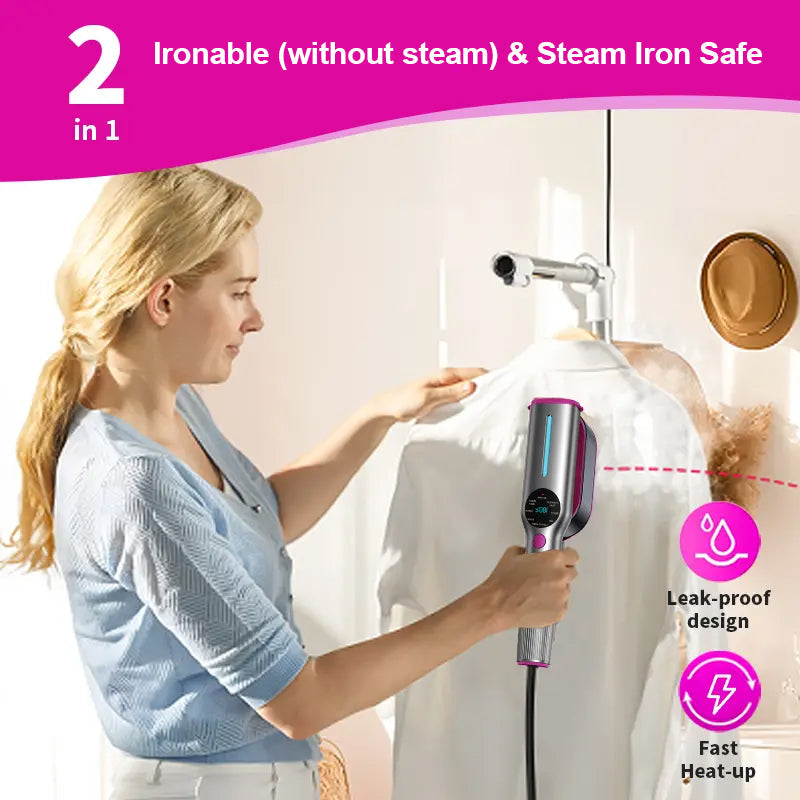 🌬️ Handdampfbügeleisen – 5 Sekunden Aufheizung & Faltenfrei in Minuten! ✨