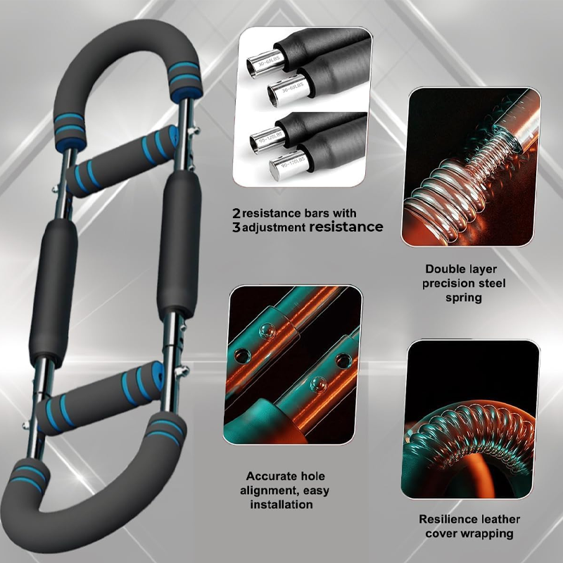 📢📢50 %  RABATT !! ⏰Einstellbare Gewichtsstange für Armtrainer, Arm und Rumpfkrafttrainingsgeräte, tragbares Trainingsgerät für Home Gym und Fitness