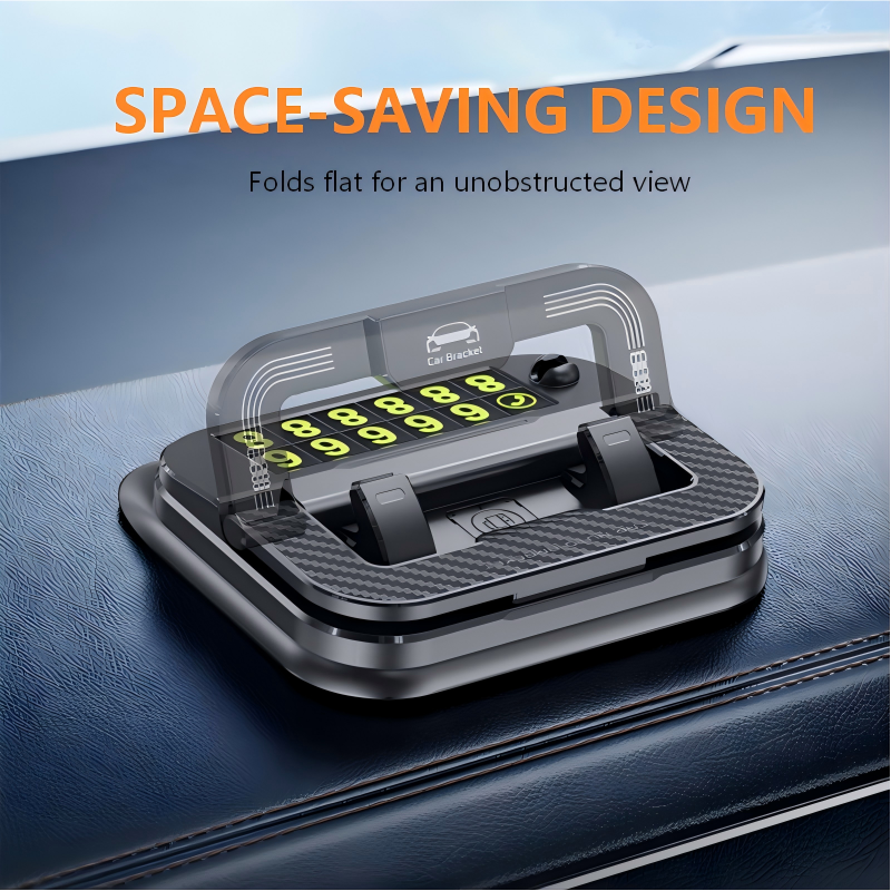 📌🔧 DashMount Pro - Die integrierte Lösung: Handyhalterung mit einstellbarer Parknummer für Ihr Dashboard