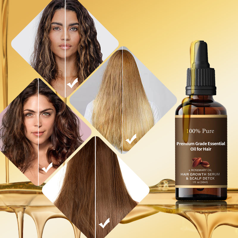 🌿 100% Reines Batana-Öl + BIO-Rosmarinöl – Haarwachstum &amp; Gesundheit! 🧡