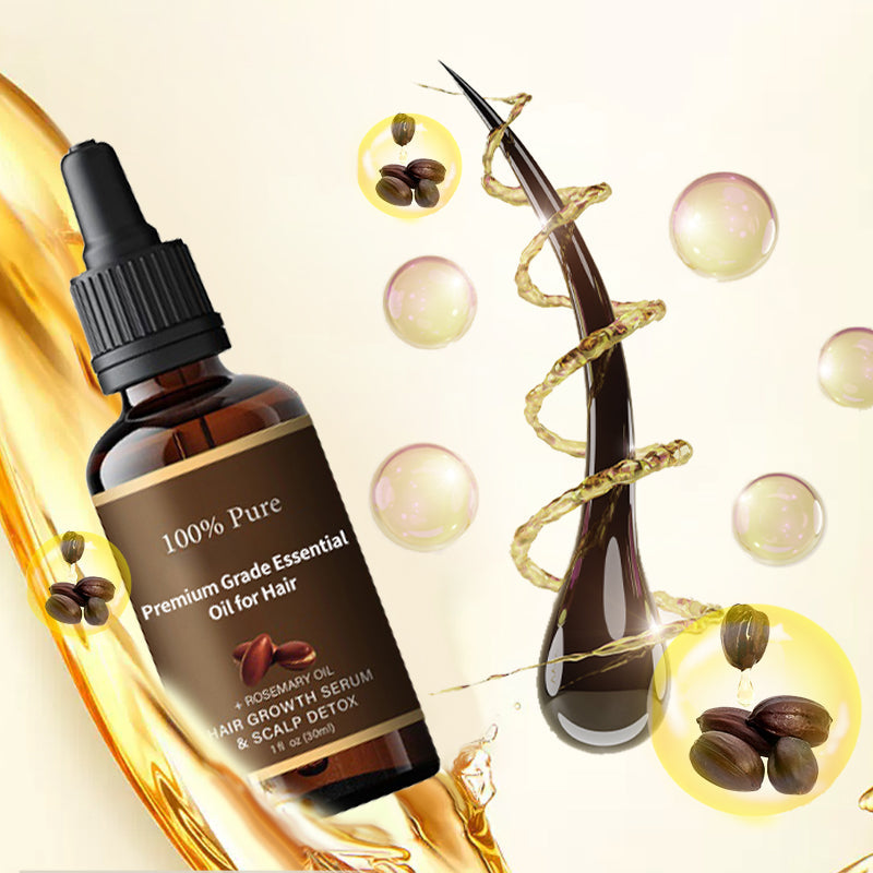 🌿 100% Reines Batana-Öl + BIO-Rosmarinöl – Haarwachstum &amp; Gesundheit! 🧡
