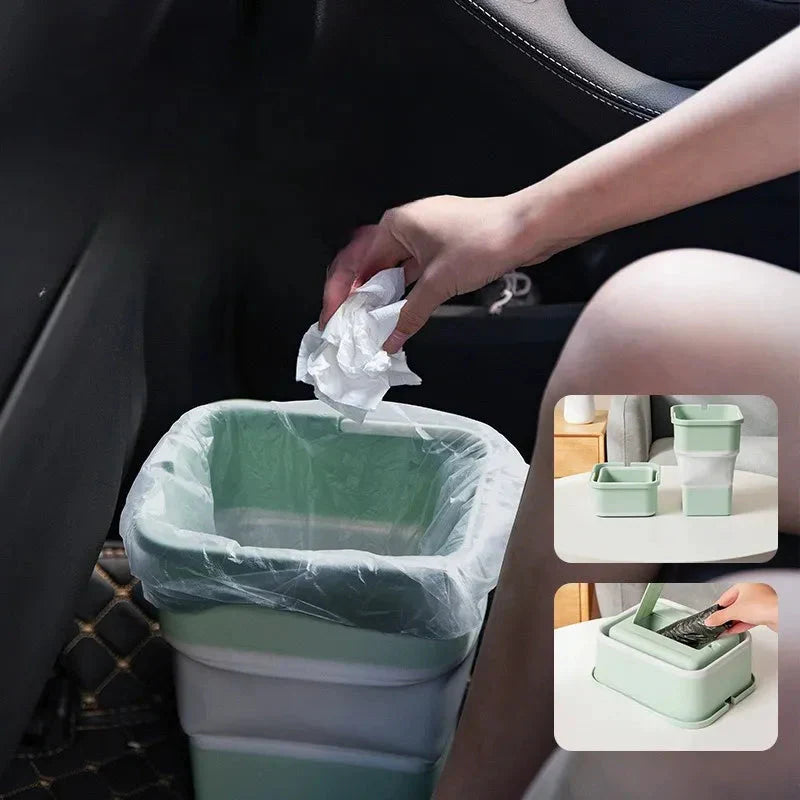⌛ Heißer Verkauf 50% Rabatt🔥Tragbarer multifunktionaler faltbarer Auto-Abfalleimer