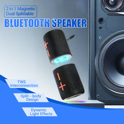 ⏳Begrenzte Zeit 50% Rabatt💥2-in-1 magnetischer, teilbarer Bluetooth-Lautsprecher✈️VERSAND KOSTENLOS