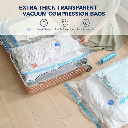Extra dicke transparente Vakuum-Kompressionsbeutel
