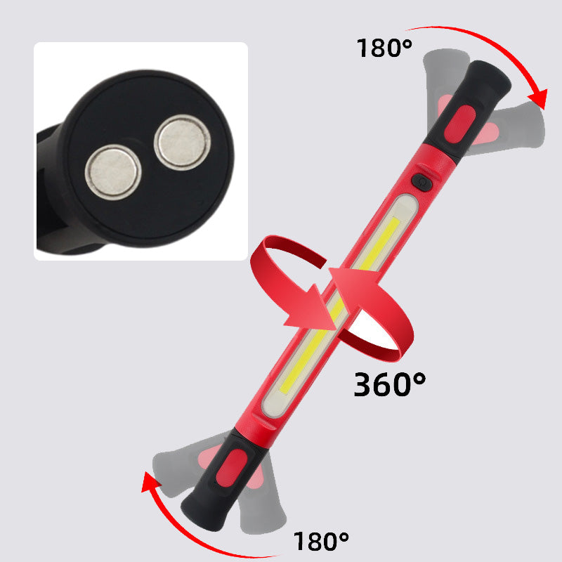 🎁50 % Rabatt auf den Hot Sale🌟Arbeitsleuchte/Taschenlampe 3000LM, wiederaufladbare Motorhaubenbeleuchtung 5200mAh mit Magnetfuß und Aufhängehaken