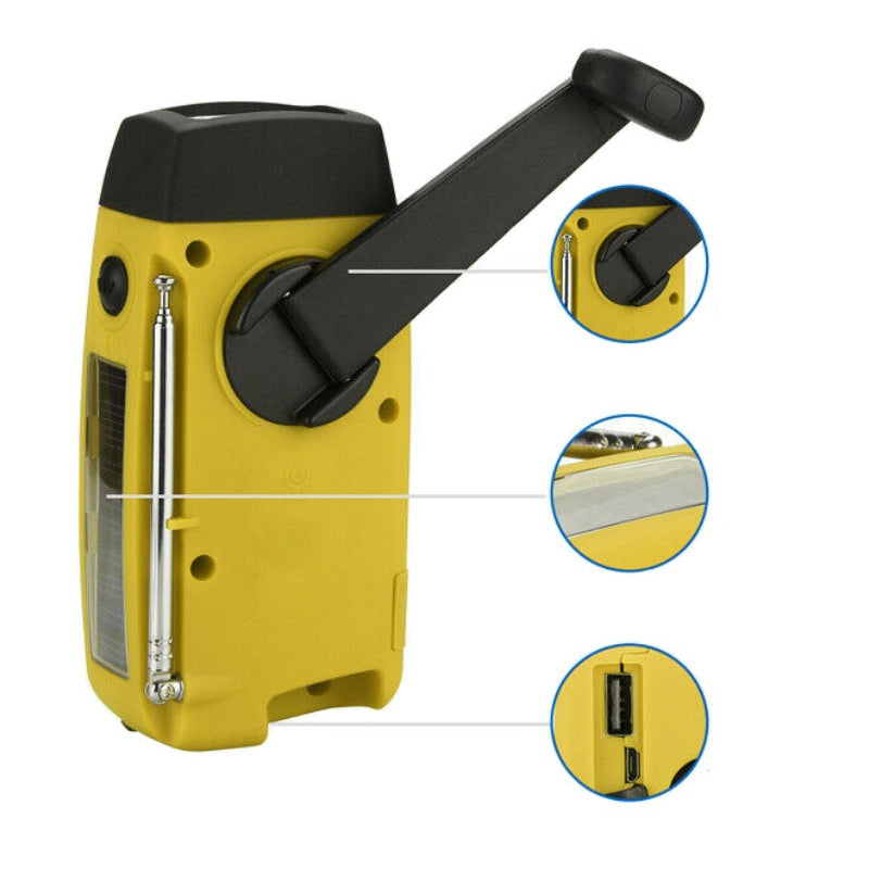 📻⚡【55% Rabatt】Solar-Kurbel Notfallradio – Mit Powerbank, Wetteralarm, USB & 7 Tage Akku. Wasserdicht & robust für Outdoor/Krise. 🌞🔋 Jetzt unschlagbares Angebot sichern!