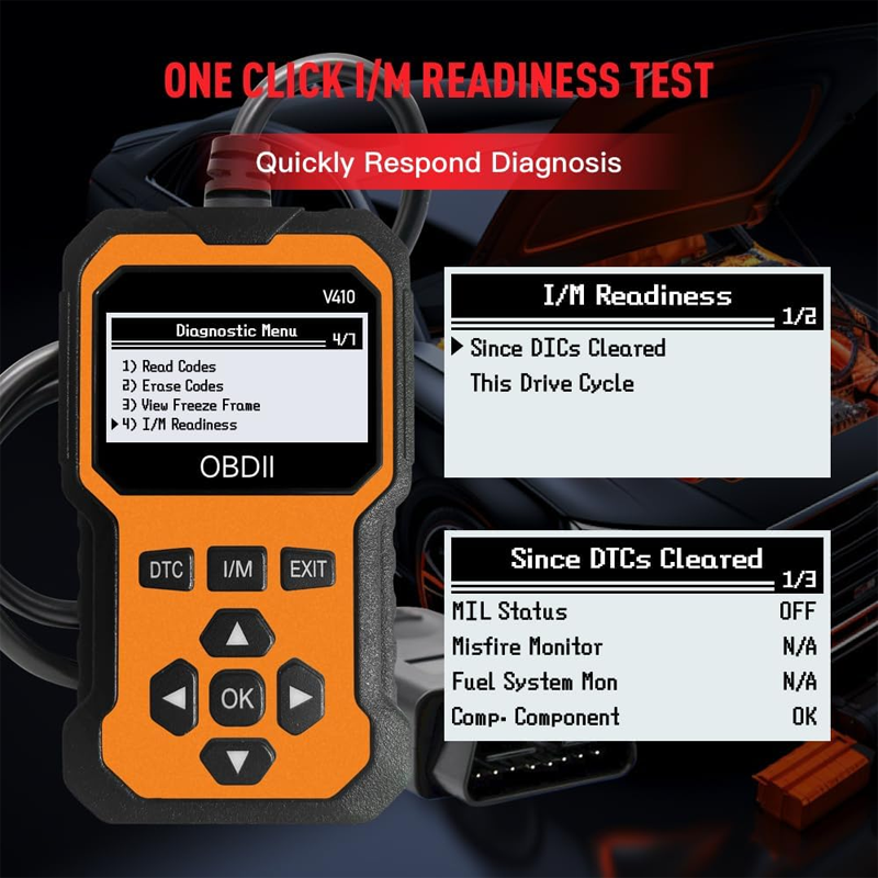 ⚡Einstecken und scannen! Professionelles OBD2-Diagnosegerät. Selbst Anfänger können ihre Fahrzeuge ganz einfach warten.