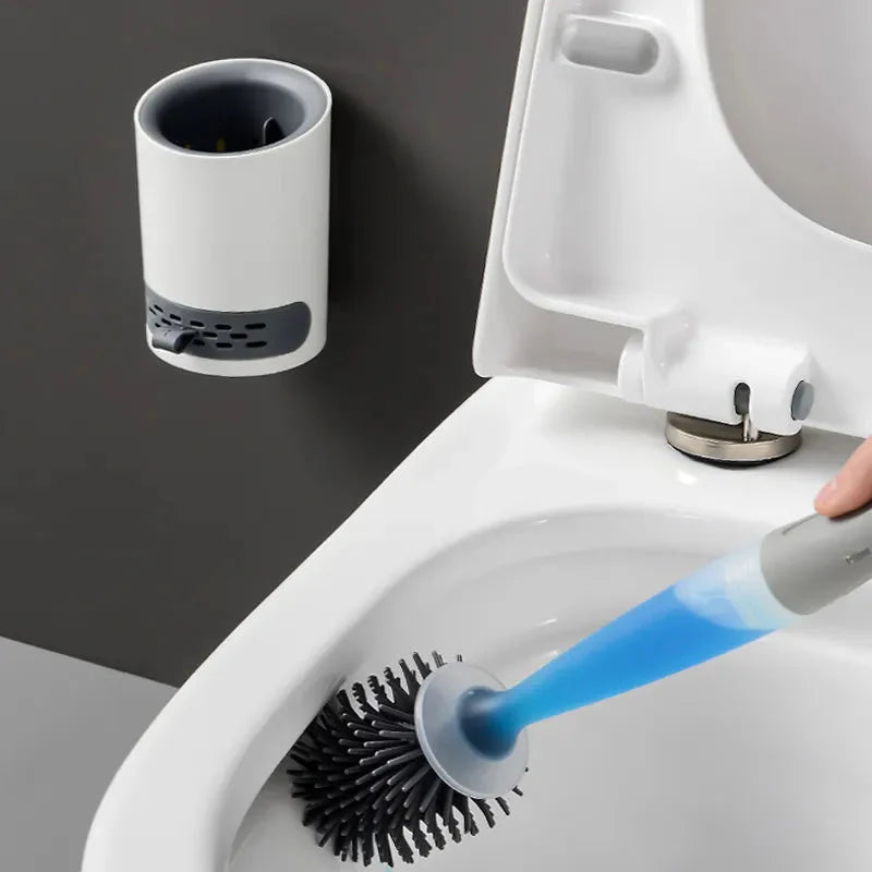 ⏳Begrenzte Zeit 50% Rabatt💥Haushaltsaufhängung für nachfüllbare Toilettenbürste aus Silikon