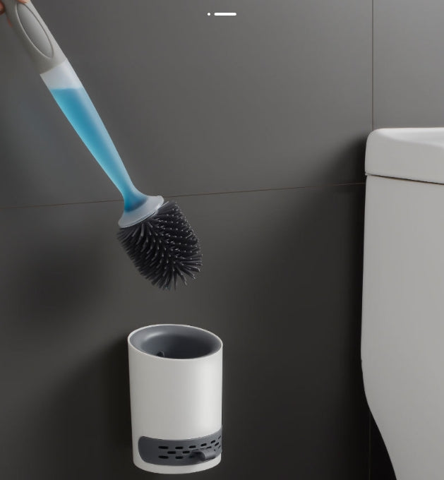 ⏳Begrenzte Zeit 50% Rabatt💥Haushaltsaufhängung für nachfüllbare Toilettenbürste aus Silikon