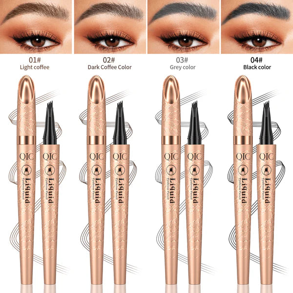 📢📢Kaufen Sie 1, erhalten Sie 1 gratis⏰Augenbrauenstift mit 3D-Microblading-Effekt und 4 Spitzen
