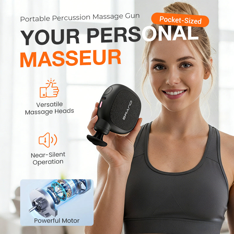 🧳 50 % RABATT IM FLASH-SALE! 🏆Tragbare Percussion-Massagepistole