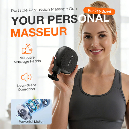 🧳 50 % RABATT IM FLASH-SALE! 🏆Tragbare Percussion-Massagepistole