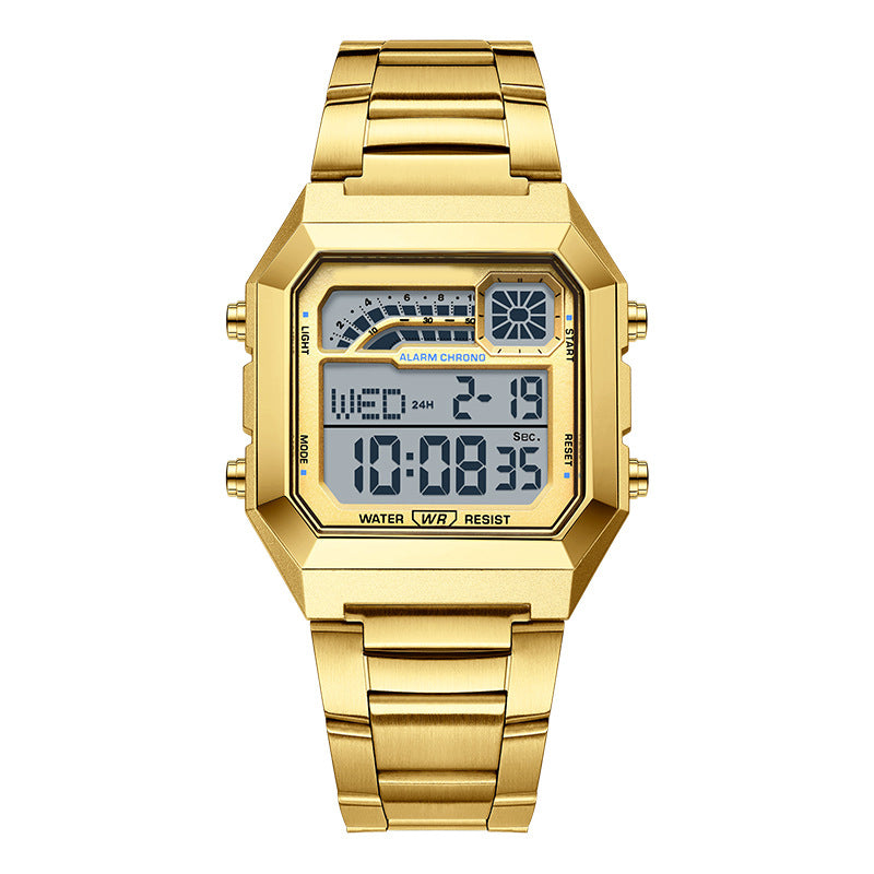 ⌚ 50% RABATT! ⏱️ Unisex-Digitaluhr mit Quadratischem Display – Leuchtanzeige, 50M Wasserdicht & Leichter Haltbarer Armband 🌙