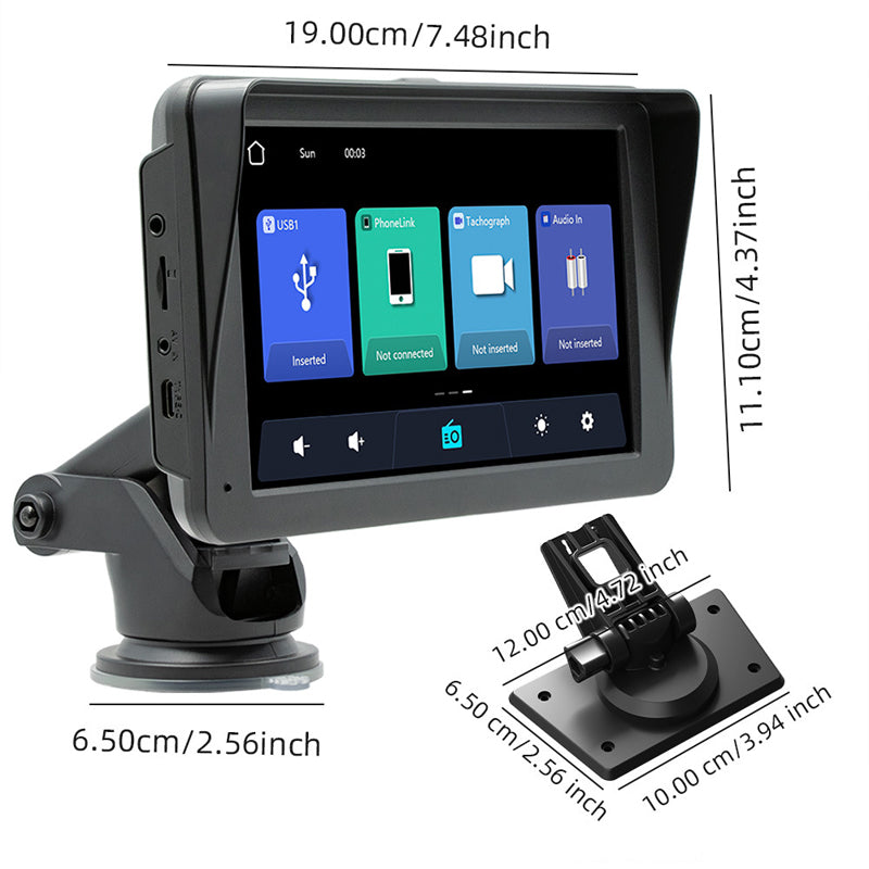 📱Tragbares Bluetooth-Autoradio