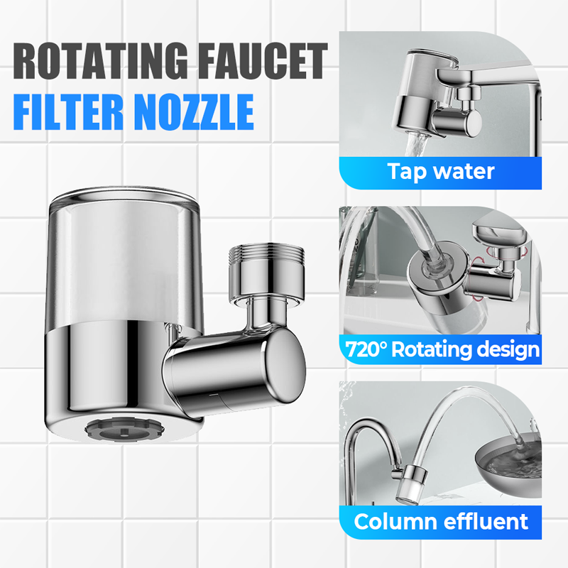 🚿Universelles, um 720° drehbares Wasserhahn-Filterdüsen-Set💧