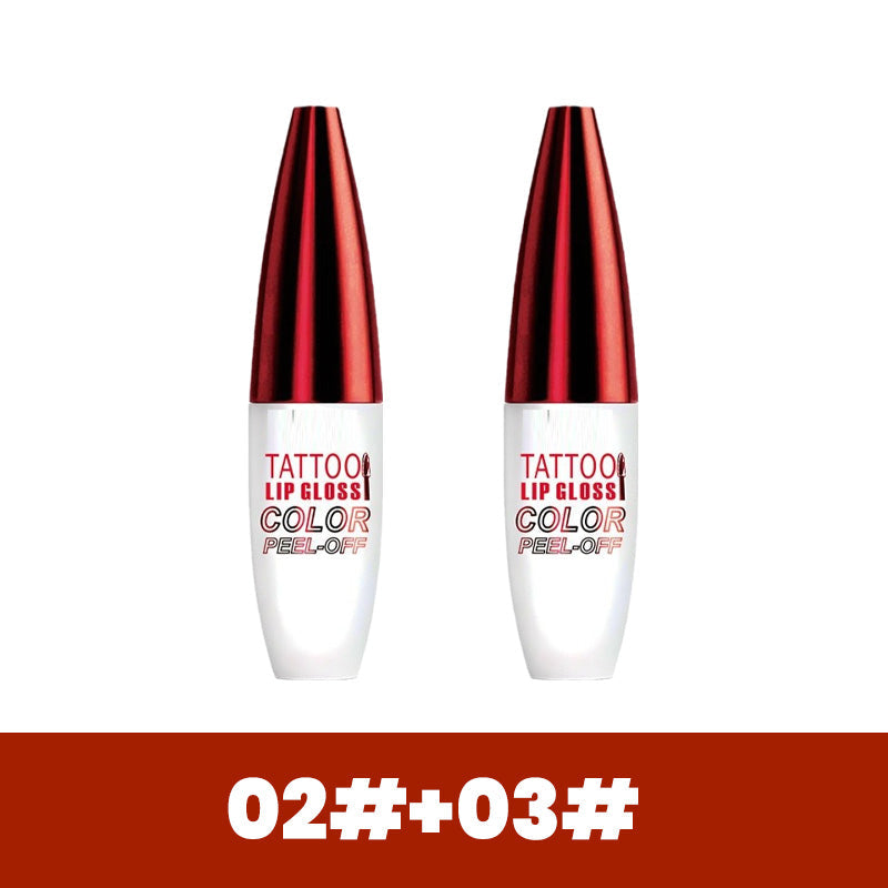 Abnehmbarer, langanhaltender und wasserfester Lipgloss