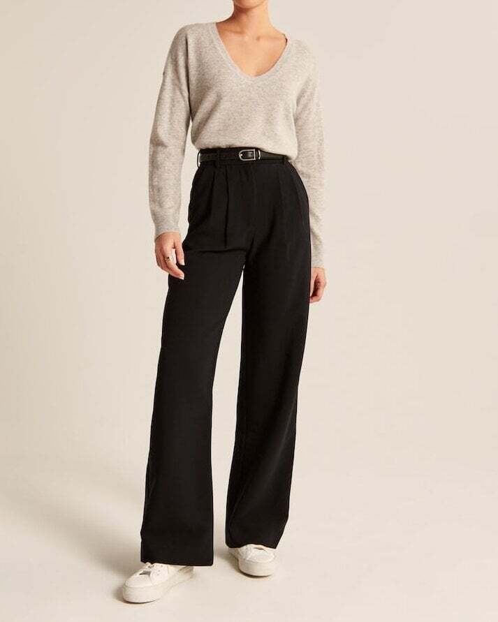 ⏳Begrenzte Zeit 50% Rabatt💥Leichte, taillierte Hose mit weitem Bein