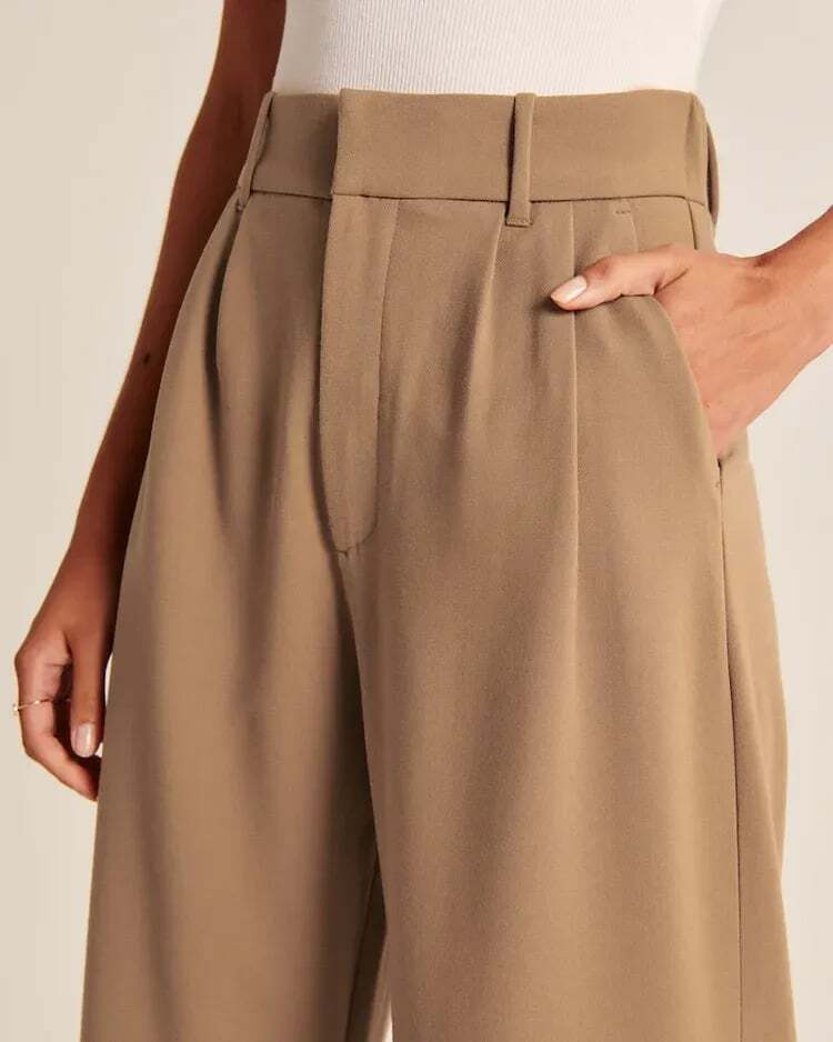 ⏳Begrenzte Zeit 50% Rabatt💥Leichte, taillierte Hose mit weitem Bein
