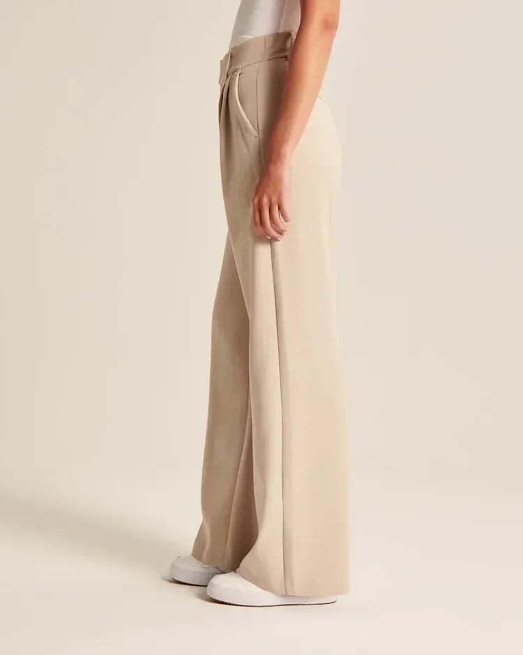⏳Begrenzte Zeit 50% Rabatt💥Leichte, taillierte Hose mit weitem Bein