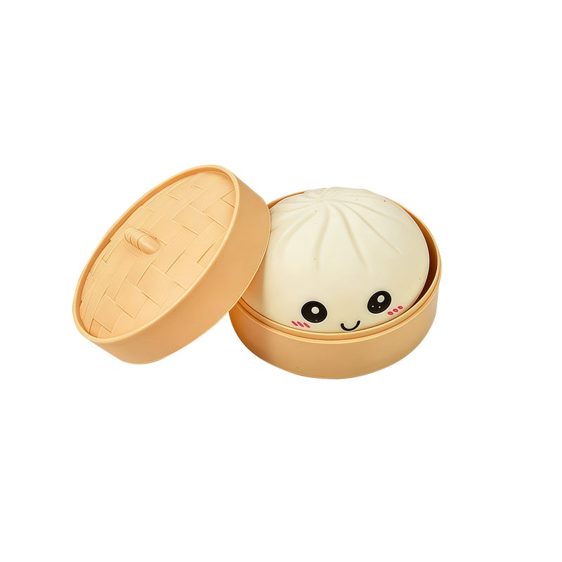 🎁Süßes Knödel-Quetschspielzeug mit Dampfgarer