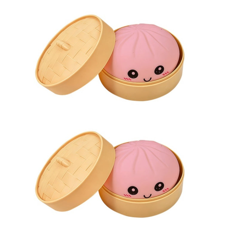 🎁Süßes Knödel-Quetschspielzeug mit Dampfgarer